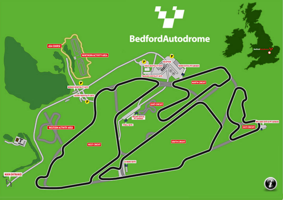 Image of Bedford Autodrome East Circuit