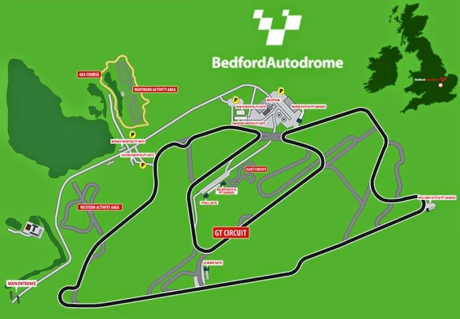 Bedford Autodrome GT lap times