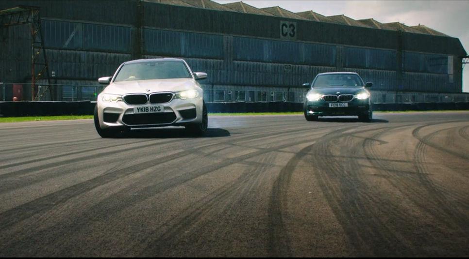 Cover for BMW M5 F90 and Alpina B5 Biturbo at the Grand Tour test track