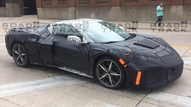 Cover for Chevrolet is benchmarking mid-engined Corvette against the 911 Turbo S