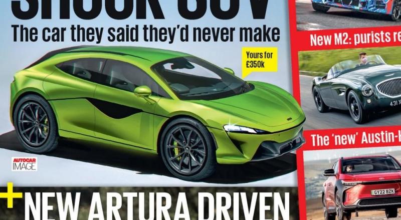 Cover for McLaren SUV is coming
