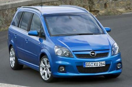 Opel Zafira OPC specs, lap times, performance data 