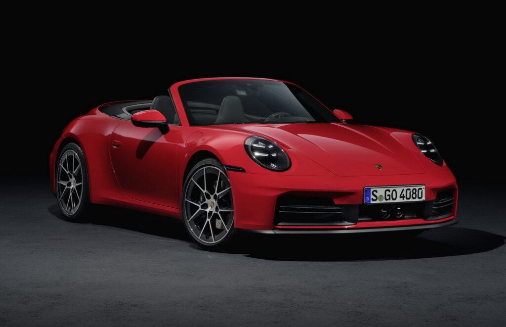 Porsche 911 Carrera Cabriolet 992 facelift specs, performance data