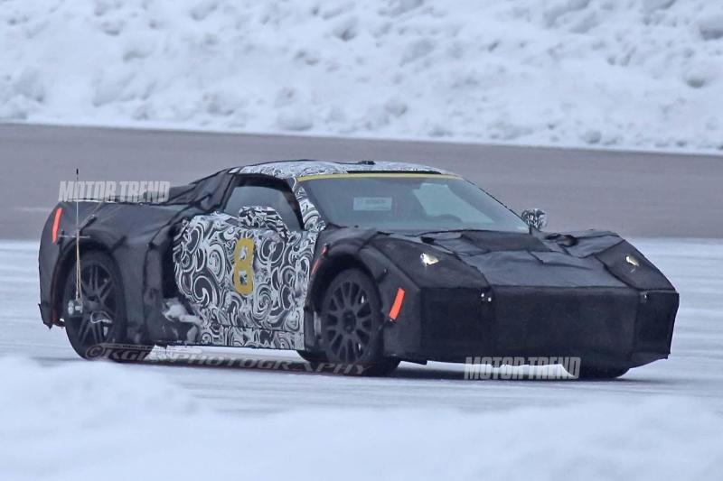 Cover for Spied! Mid-Engine Chevrolet Corvette Caught Winter Testing 