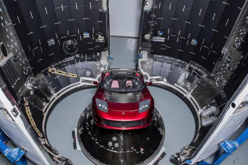 Cover for 25,000 mph Tesla Roadster ready to launch into deep space