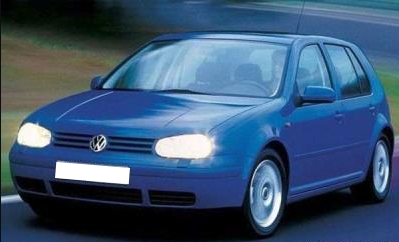 Volkswagen Golf IV 2.3 V5 GTI Épave (2000, Violet)